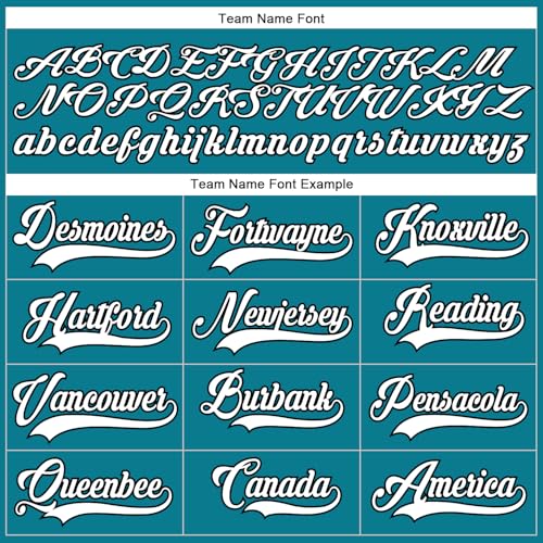 Vintage Men Hockey Jersey Custom Teal Black White, Personalized Breathable Quick Dry Basketball Practice Shirt Lace-up Collar Long Sleeve Youth Hockey Team Uniform Stitched Printed Name Number Logo - Thumbnail 5