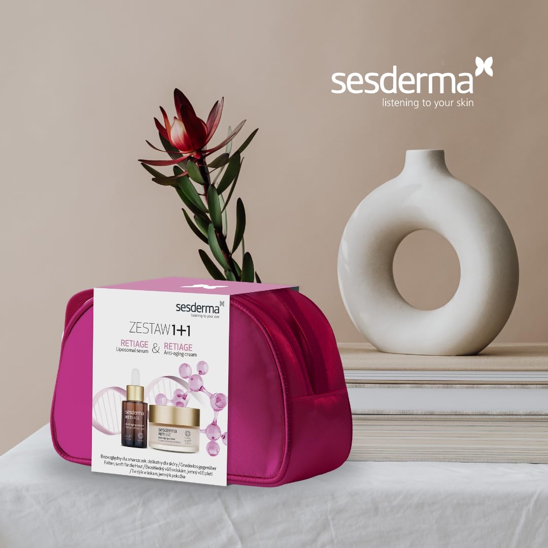 Sesderma Reti Age Creme + Serum Set - Anti-Aging Pflege für reife Haut | 50 ml Creme + 30 ml Serum