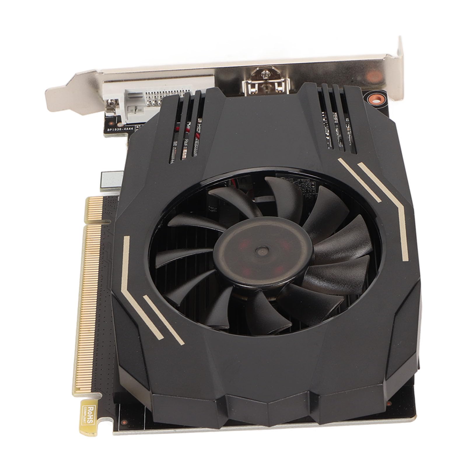 Cuifati Scheda Grafica da Gioco Geforce GT 1030 Scheda Video 4K GPU GDDR4 da 4 GB 64 Bit 1468/2400 MHz con Uscita HD DVI PCI Express X4 3.0, per PC Gaming Office Stampa 3D