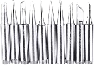 10 peças kit de estação de solda de cabeça de ferro de solda 900 m pontas de solda de substituição pontas de ferro de solda kit de ferro de solda buzina de solda ferro de solda sem chumbo ferro de solda elétrico