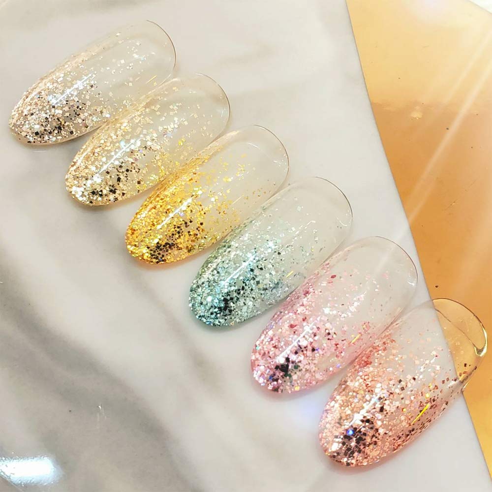 Amazon | ピカエース ひみつのラメ 約0.5g (LGゴールド) | ピカエース