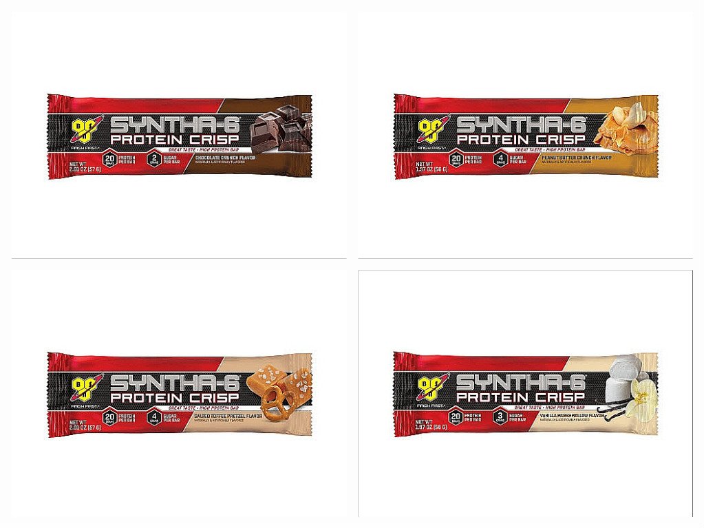 BSN Syntha-6 Protein Crisp Bar 12 Bar Mixed Pack
