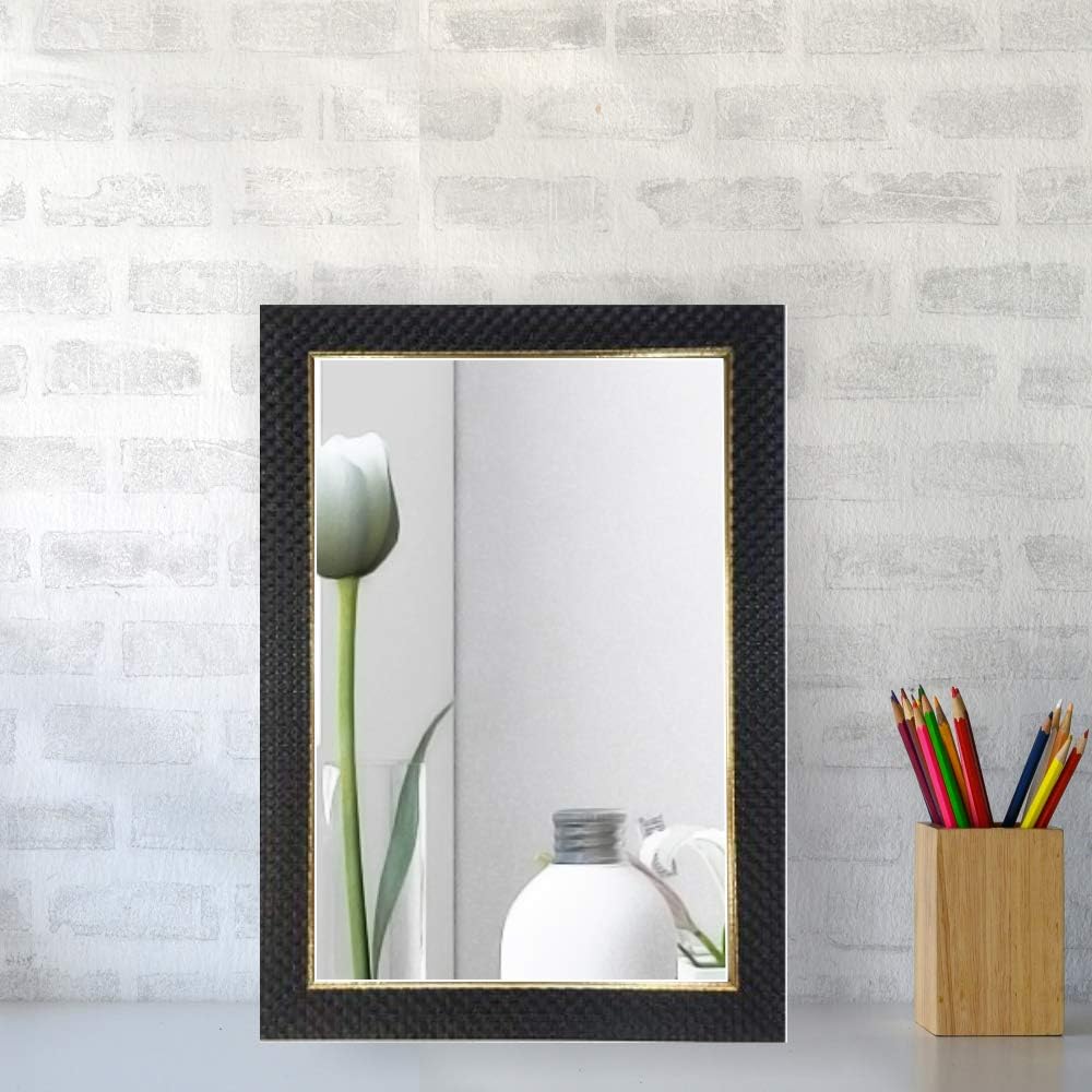 Creative Arts n Frames Synthetic Fiber Wood Wall Mirror (10 x 14 inch , Multi)