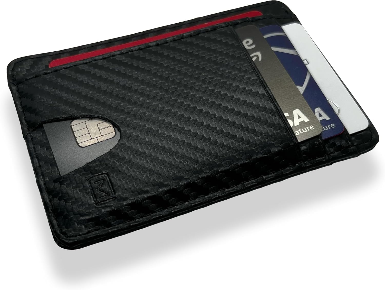 Modern Carry Slim Wallet - Minimalist Credit Card Holder for Men and Women, Small Front Pocket Wallet with RFID Protection, Vegan Leather Thin