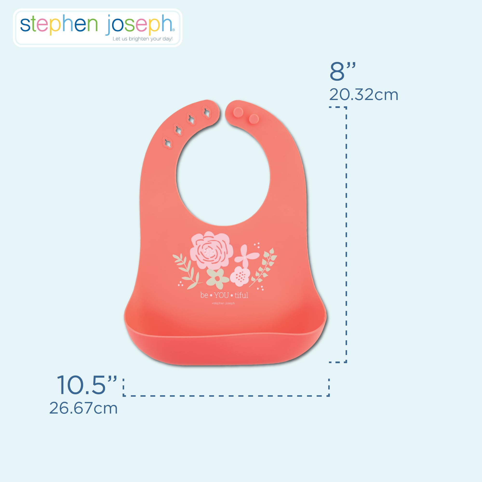 Stephen Joseph Silikon Lätzchen Blume