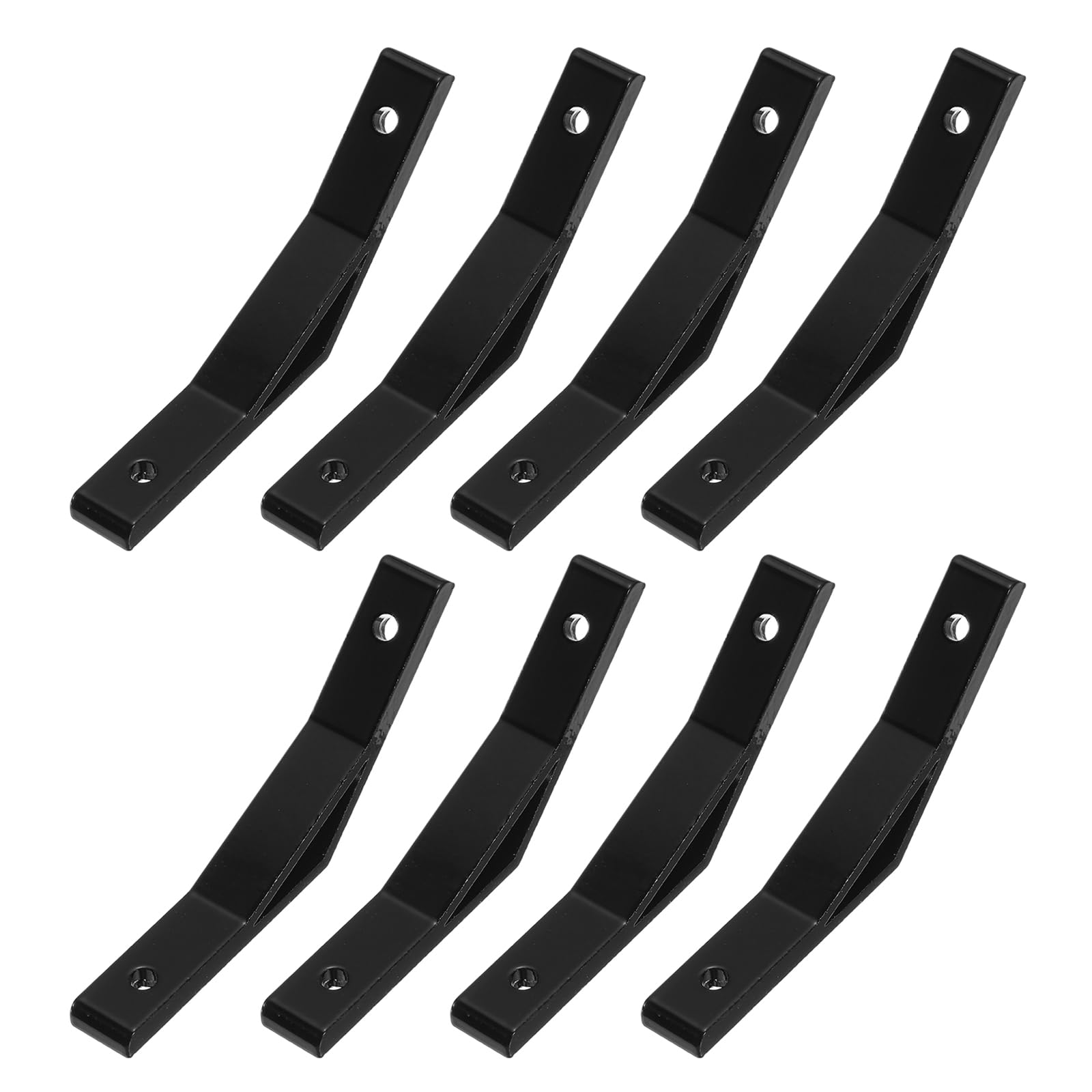 sourcing map 8Pcs 135 Degree Angle Aluminum Profile Corner Brackets, Corner Brace Joint Connectors for 2020 Series (Black)