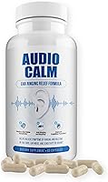 BACTICURE Audio Calm Tinnitus Relief Supplement - Natural Vitamins for Ringing Ears, Buzzing, Clicking & Noise Reduction | 60 Capsules