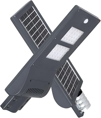 YAVUZ 100W Solar LED Aydınlatma 6500K Beyaz Işık Hareket Sensörlü Solar Sokak Lambası Dış Mekan Uyumlu IP66 Koruma Sınıfı%100 Güneş Enerjili [Enerji Sınıfı A]