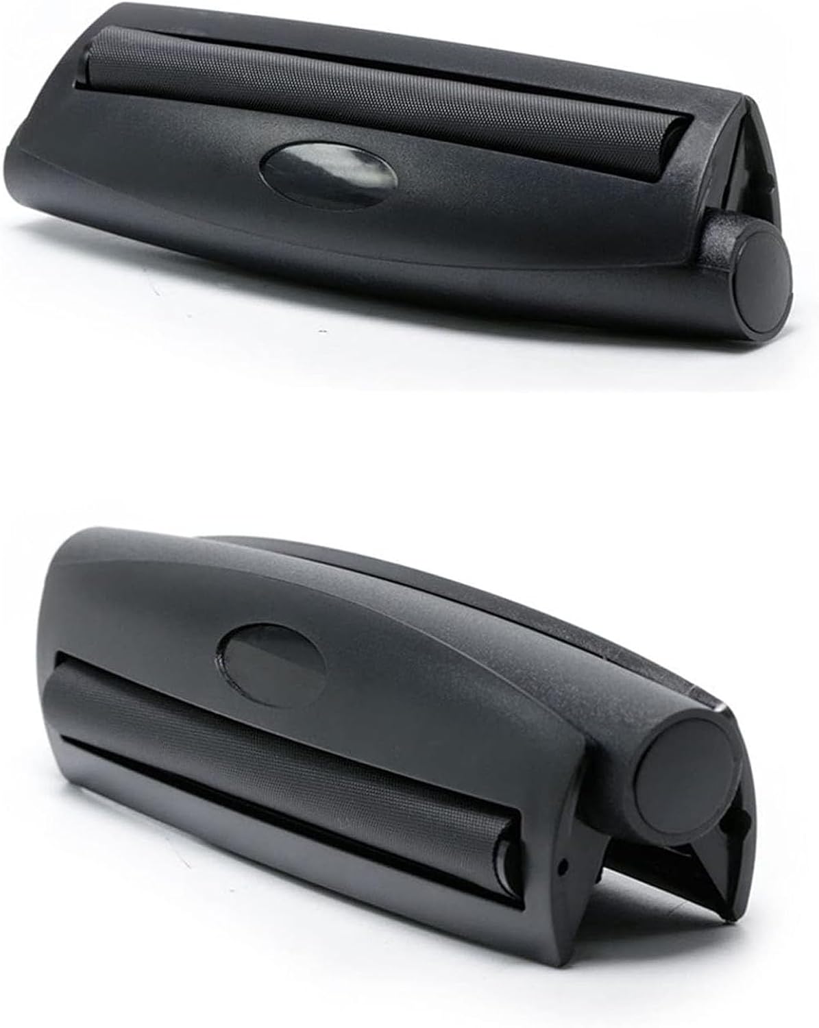 Cigarette Cone Roller, Cigarette Rolling Machine 110mm Plastic Cigarette Maker Black