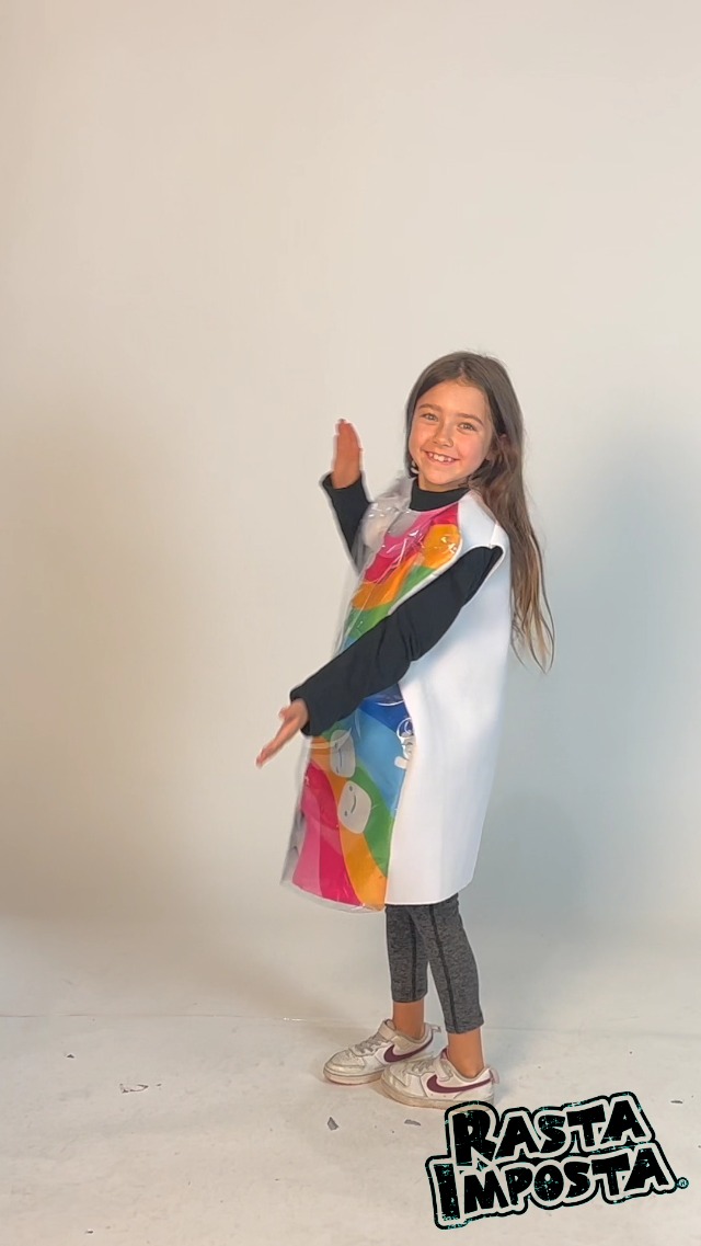 Disfraz infantil marshmallow Rasta Imposta talla 7-10 miniatura 5