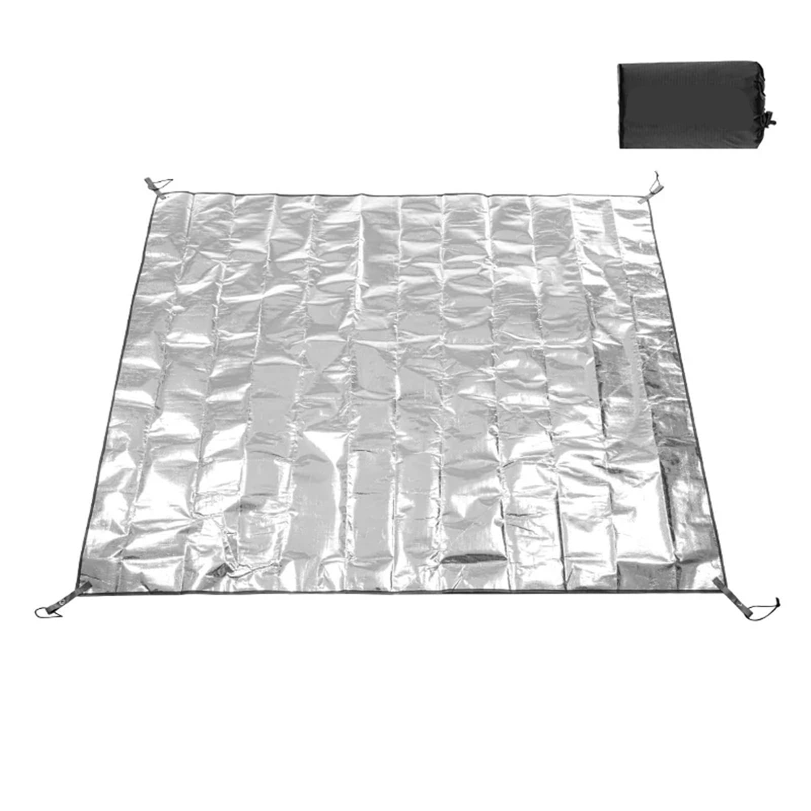 Mata kempingowa z folii aluminiowej, Aluminiowa mata kempingowa Podłoga piknikowa Wielofunkcyjna bariera foliowa