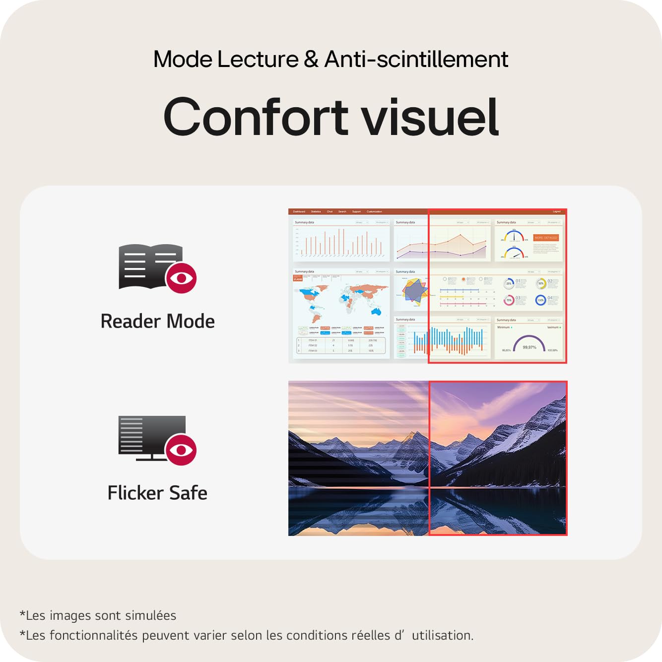 LG Moniteur 24U411A-B 24" IPS FHD 120Hz Noir