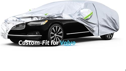 Funda a medida para automóvil Volvo, funda de automóvil de 7 capas impermeable para todo tipo de clima, para exteriores, cubierta completa contra la