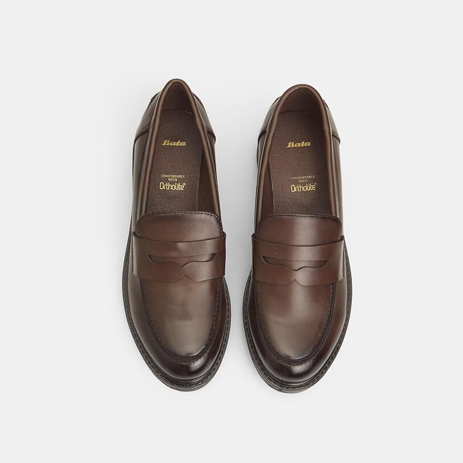 Mocassini Donna BATA Con Suola Track - Eleganti E Comodi | Tacco 4 Cm, Sintetico - Foto 8