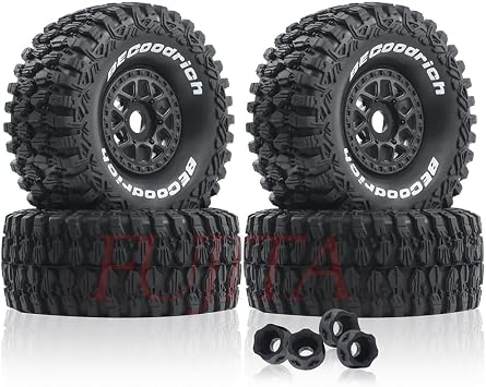 fujita RC 1/7 Short Course Truck All Terrain Off-Road Tyre 135mm OD 17MM Hex forTRAXXAS UDR 85086-4 ARRMA Mojave EXB YK4072 YKDF7 YK4073 TB7 etc. 17 18 Scale Short Course Truck Upgrade Black