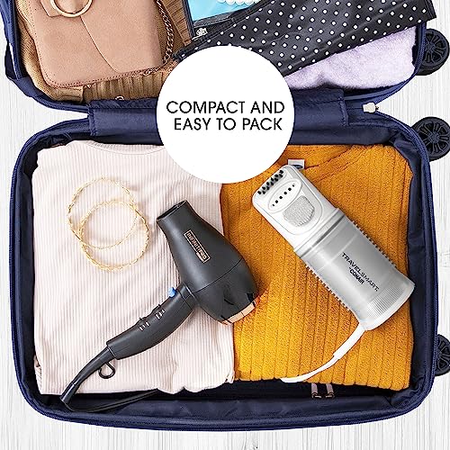 Conair Travel Steamer For Clothes, Mini Garment Steamer, Fabric Steamer In White By Travel Smart #TOP4