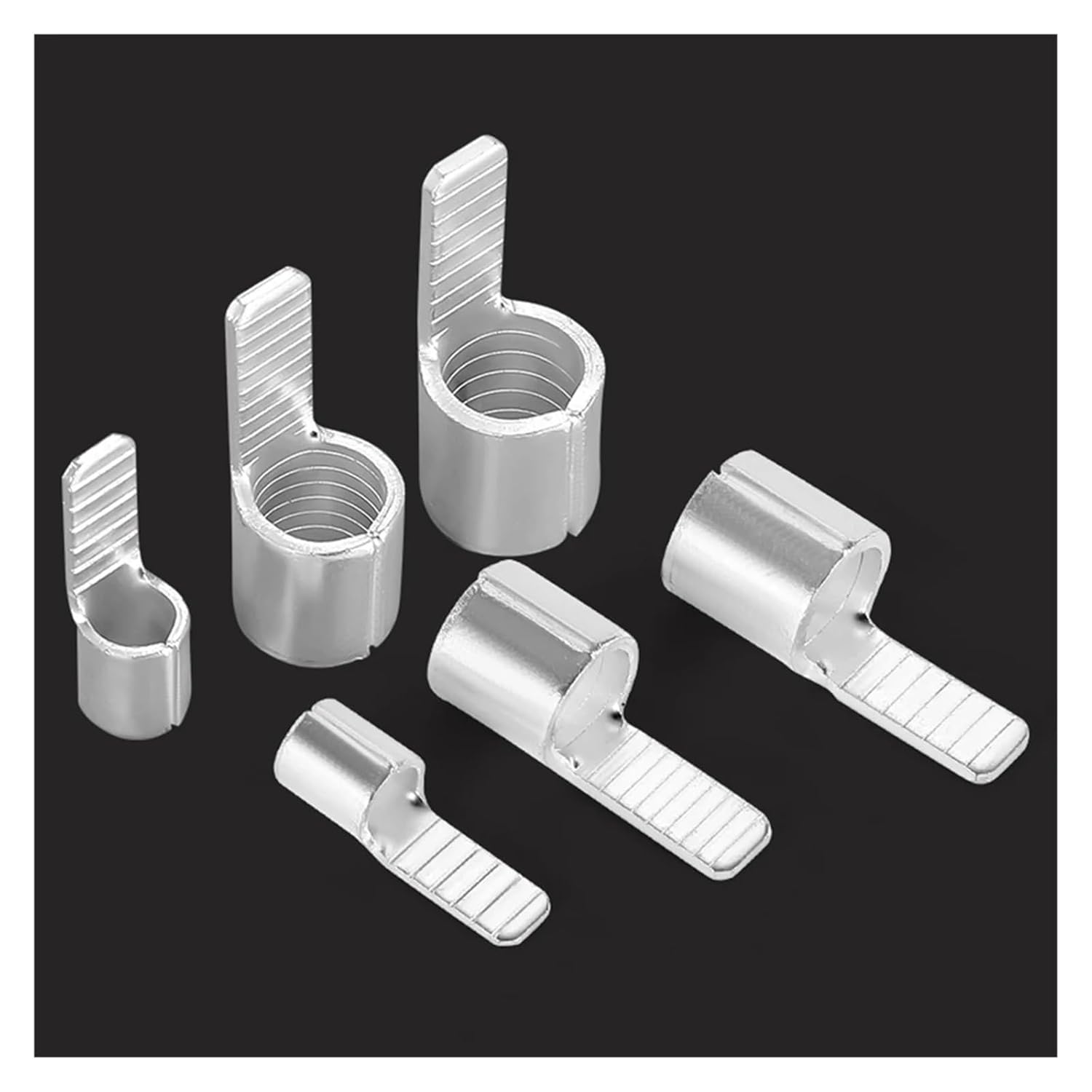 C45 Terminals Compatible DZ47 Air Switch Circuit Breaker Wire Connector Electric Cable Copper Crimp Terminal C45-1.5-50mm2(C45-16,50PCS)