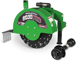 MechMaxx 3-Point PTO Stump Grinder, 30-inch Flywheel, 40-100HP, with 44 Carbide Teeth, Model SG30PRO