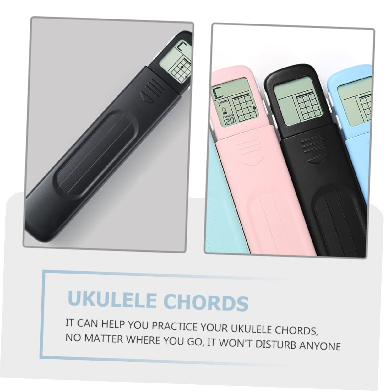 BESTonZON Tragbarer Ukulele Akkordtrainer Professioneller Fingertrainer Zur Sensibilitätssteigerung Kompaktes Übungsgerät Für Anfänger Und Profimusiker Langlebig Und Umweltunabhängig Schwarz