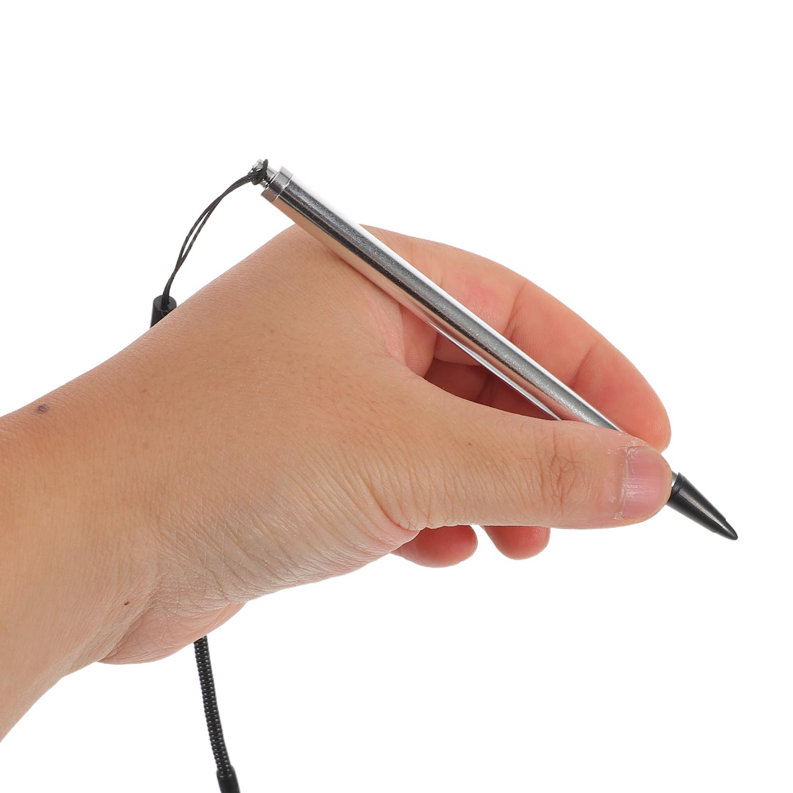 HOMSFOU 10pezzi Penna Stilo Touchscreen Resistiva da Adatto per Tablet e Cellulare con Corda Molla Anti-perdita per Scrittura Digitale e Disegni Precisi su Schermi Capacitivi e Resistivi