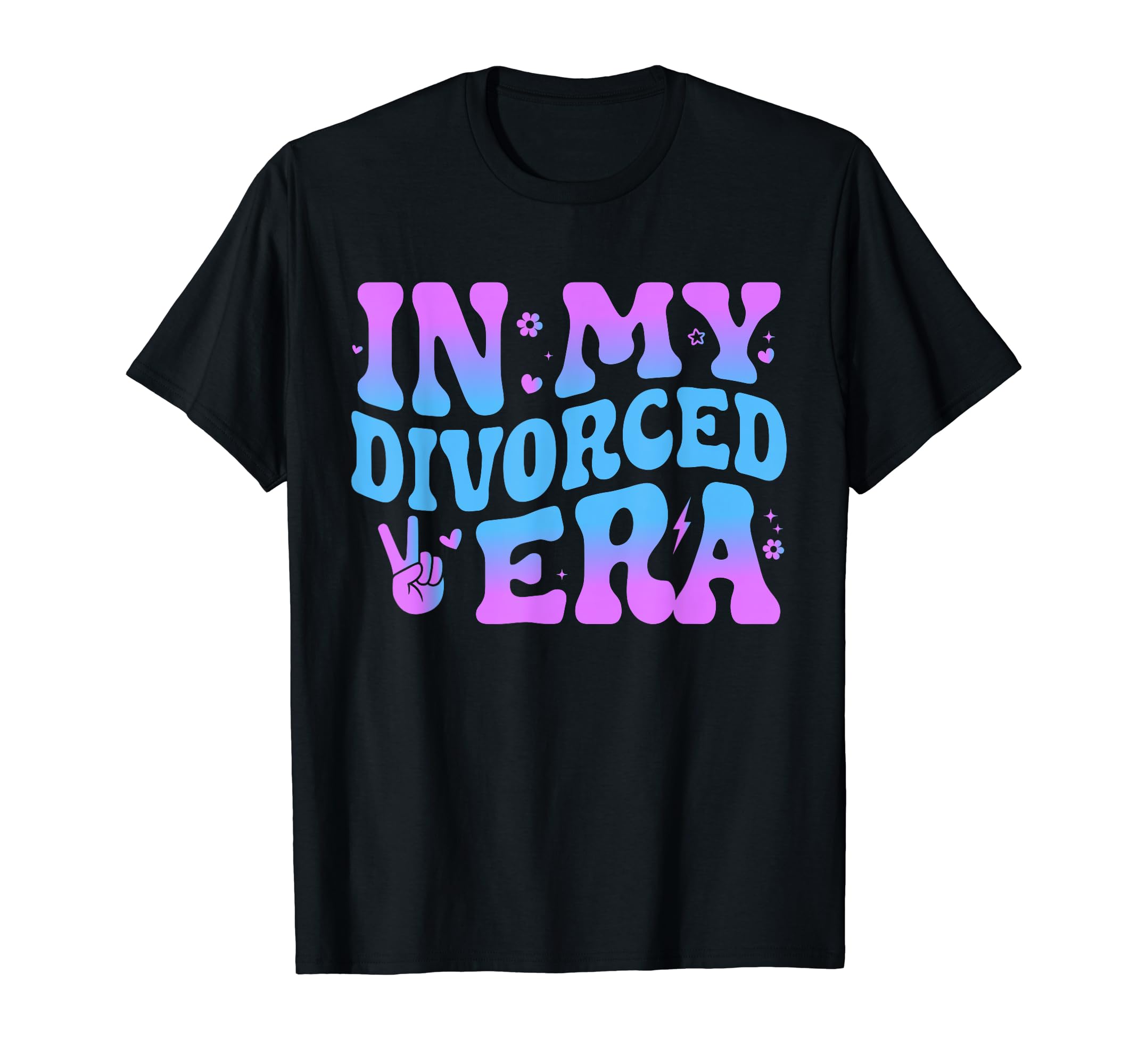 For Newly Divorced Woman & ManIn My Divorced Era Funny Divorce Party Support Divorce Squad T-Shirt, Small