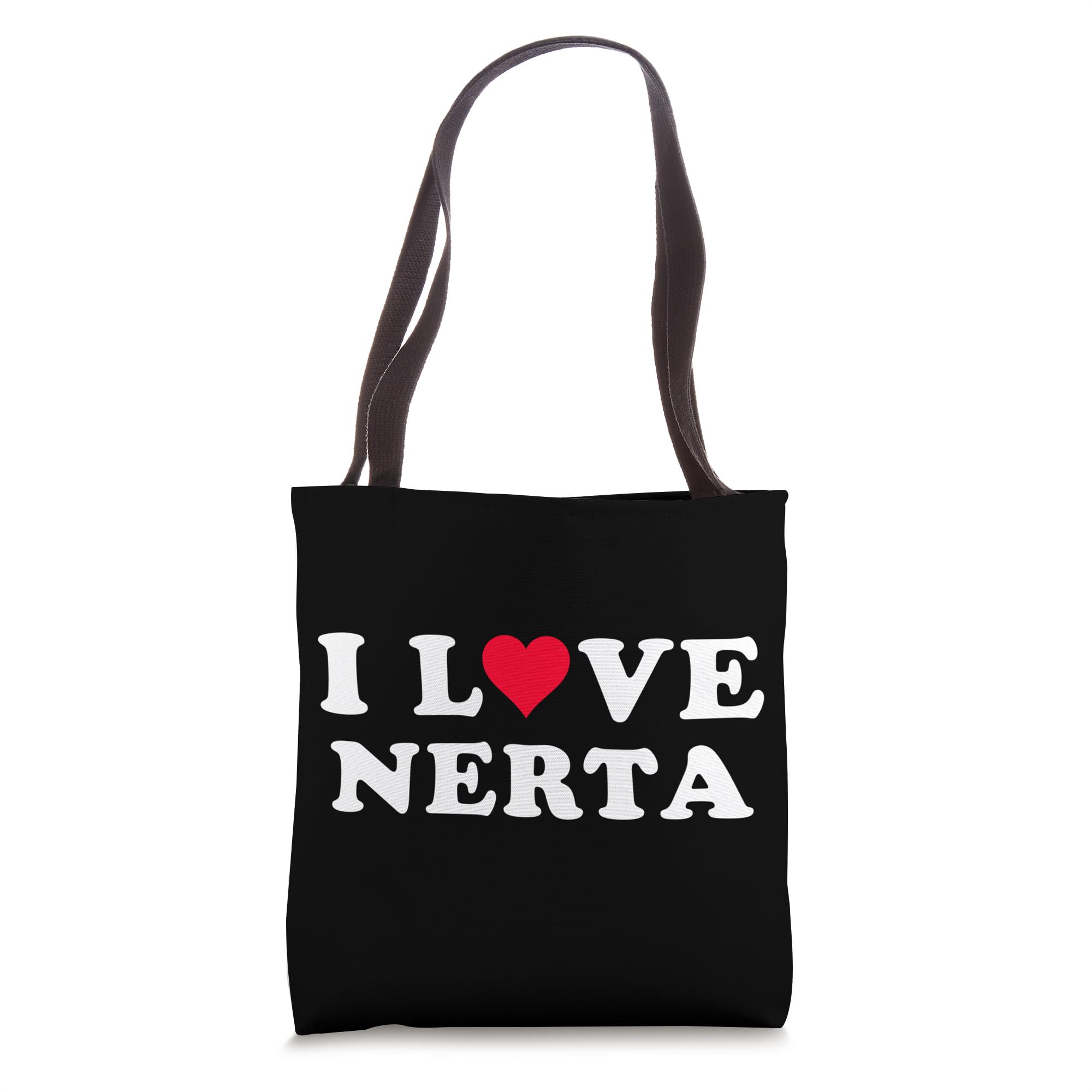 I Love Nerta Matching Girlfriend & Boyfriend Nerta Name Tote Bag