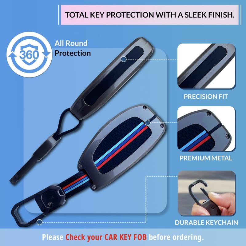 Image of NEODRIFT 'KeyShield' Car Key Cover for Hyundai Xcent (Shape 4, 04 Buttons) (Durable, Stylish, and 360 Protection)