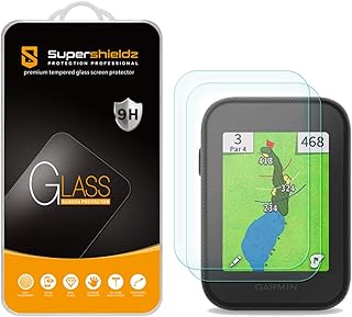 Supershieldz (2 Pack) Designed for Garmin Approach G30 Tempered Glass Screen Protector, Anti Scratch, Bubble Free