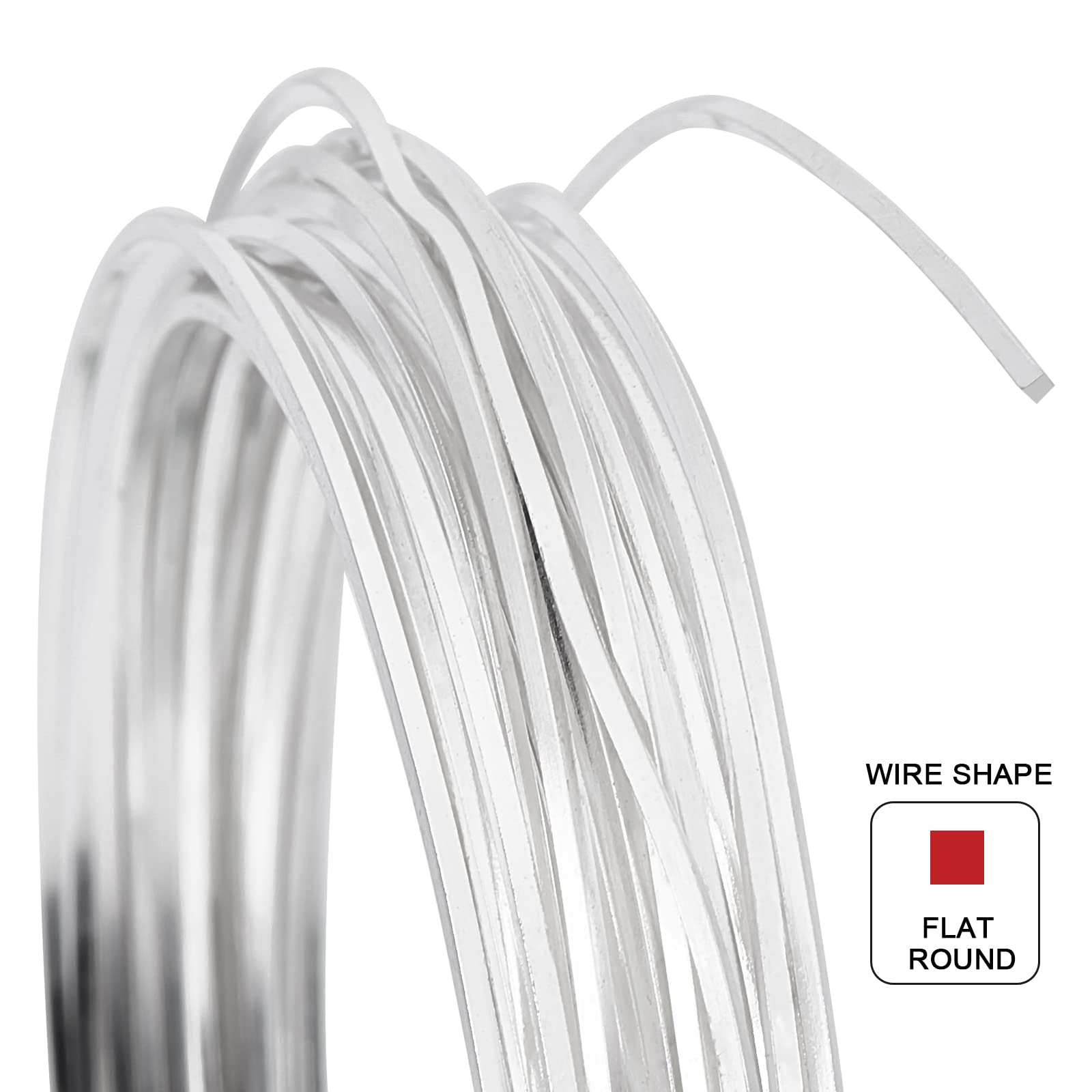 Fil De Laiton Carré 0.8mm/20 Gauge - 5m Pour Création Bijoux DIY - Bagues, Bracelets, Boucles D'Oreilles