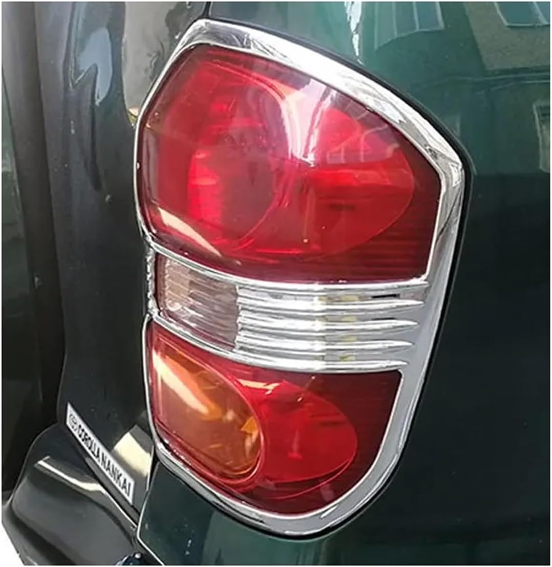 Chrome Tail Lamp Trim Rear Light Cover Compatible For Toyota Rav4 2001 2002 2003 2004 2005 Rav 4 Accessories Tail Lamp Hood Car Part Ycsunz