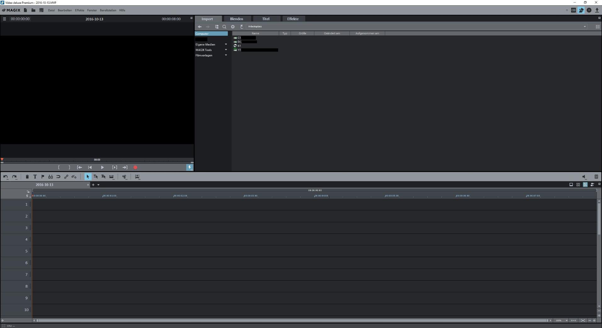 Gute Videobearbeitungssoftware für den Heimgebrauch, aber mit ein paar nervigen Punkten