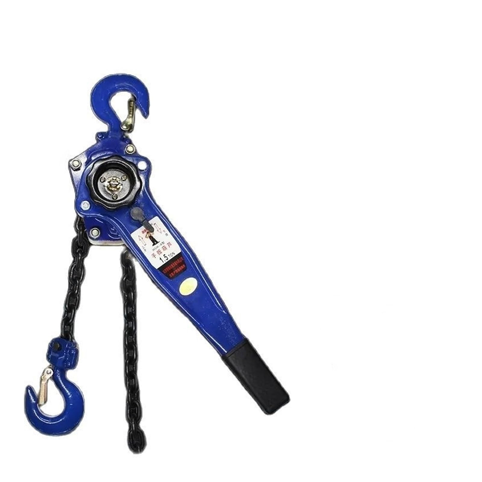 Hebewinde, Hebelzug, Spanner Handzug Kleiner Hebelzug Hebekettenspanner Hebehebelkette Manuell 0,75/1T 1,5M(0.75T 1.5M)