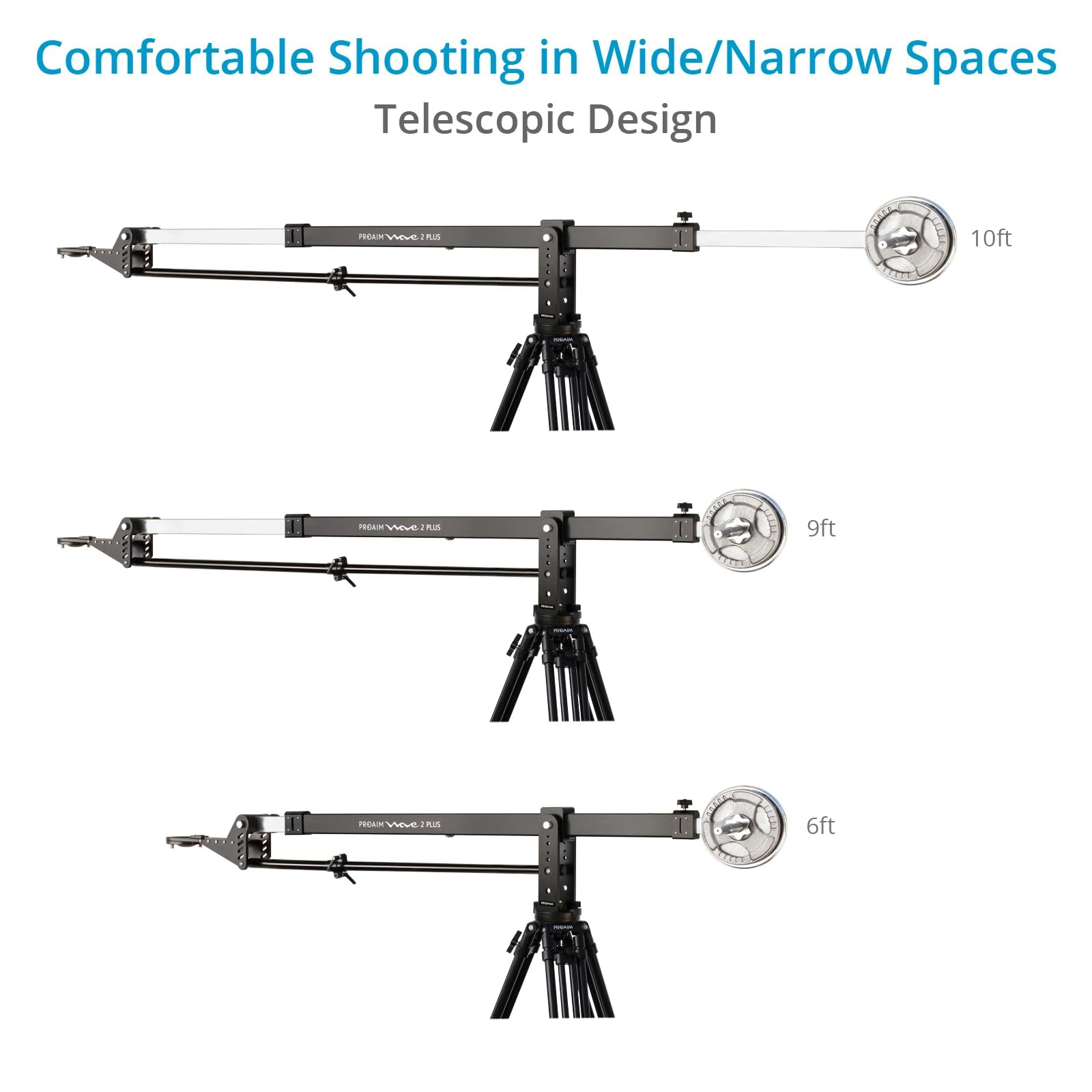 Proaim 7?ft wave-2?Telescopicカメラクレーンジブアームfor DSLRビデオビデオカメラ最大25?kg / 55ポンドの100?mm / 75?mm流体ヘッドfor Pan Ti dwos6rj 楽天市場】【中古】Proaim 7?ft wave-2?Telescopicカメラ