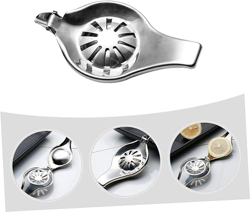 Miniatura 8 de NUOBESTY Stainless Steel Manual Lemon Squeezer Heavy Duty Fruit Juicer Multifunctional Citrus Press for Home Use Easy to Clean and Practical Juice