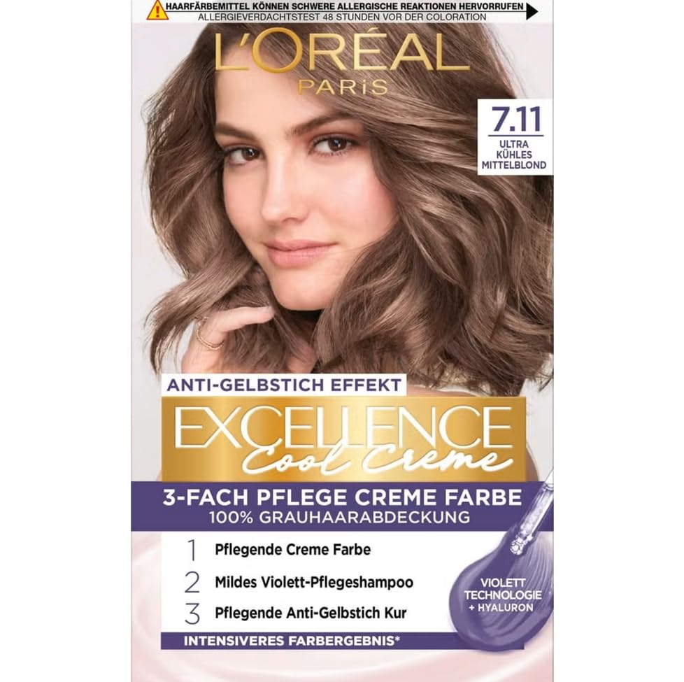 Excellence Cool Creme 7.11 Ultra kühles Mittelblond