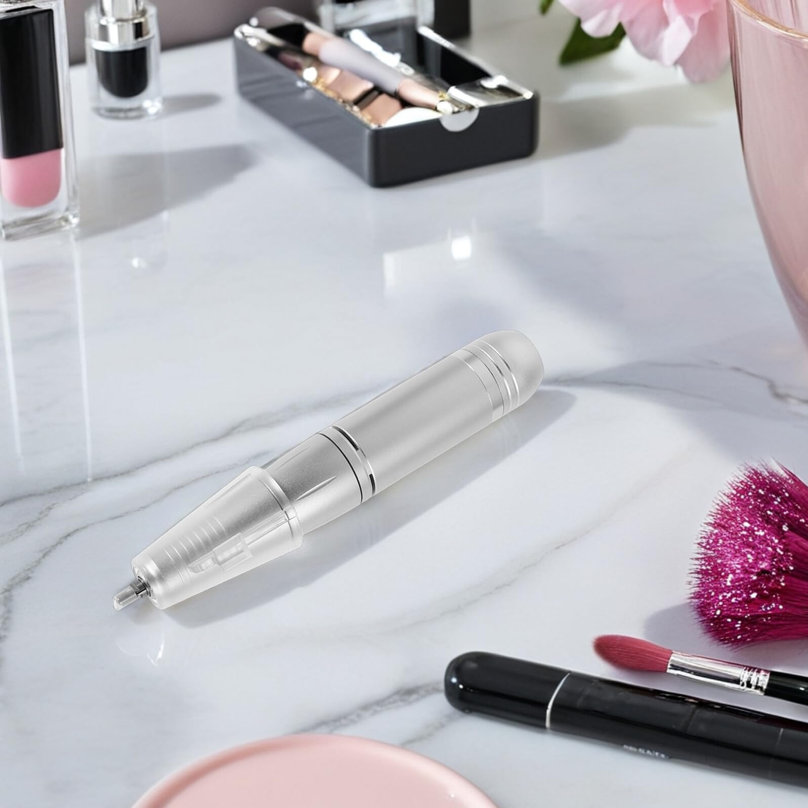 Taladro de Uñas Recargable Portátil Lima Eléctrica para Uñas Acrílicas y Gel Equipo Profesional para Salón de Manicura y Pedicura Herramienta Versátil para Cuidado