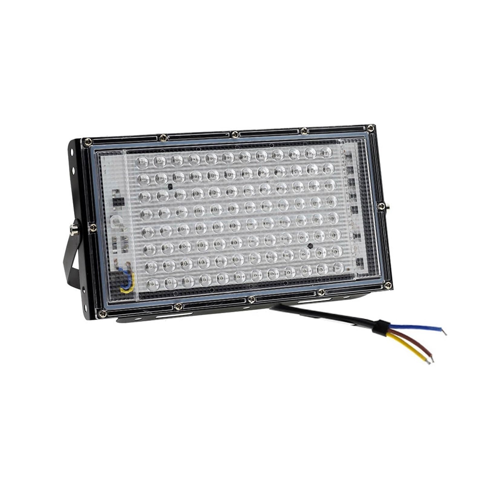 JOLIANE Outdoor UV Led Black Light 100W 200W 300W Waterproof Sta Dance Ultraviolet Blacklight Flood Light for Glow in The Party Decor(100W NO Plug)