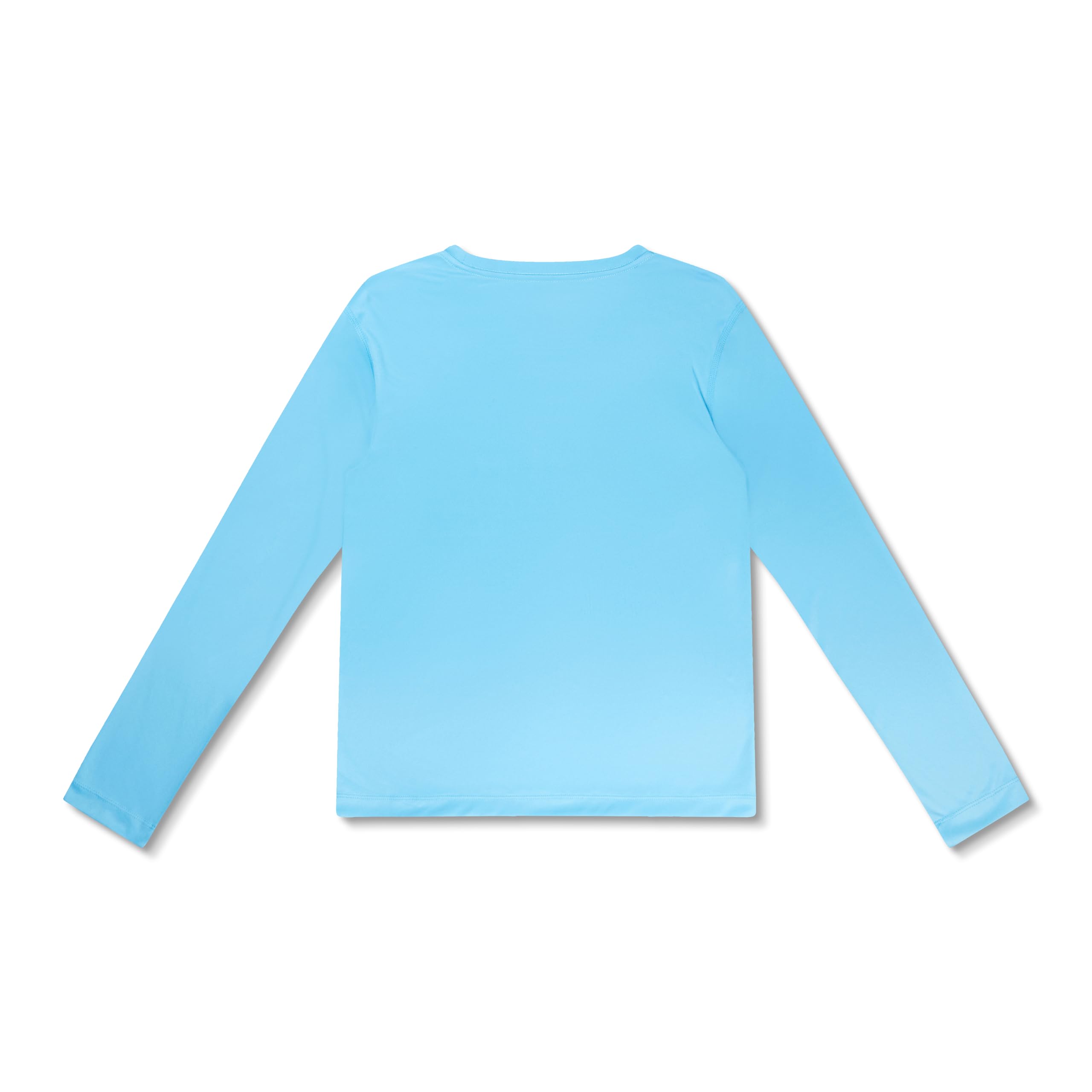 Speedo Boys' Standard Uv Swim Shirt Long Sleeve Tee Graphic, RWB Tranquil Blue