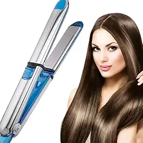 Chapinha de Modelar Cabelos Lisos e Ondulados Super Nano Titanium PRÓ OPTIMA 3000™ 465° Perfeita para Progressiva 2 em 1 Alisadora e Modeladora Bivolt - Ideal para Cuidados Com o Cabelo