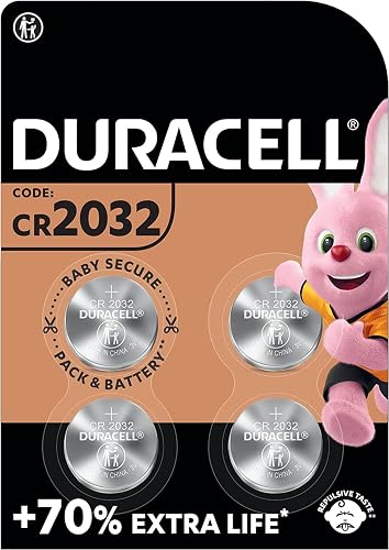 Sakioo 4X Duracell Cr 2032 Lithium (1 blíster de 4 baterías) 4 pilas