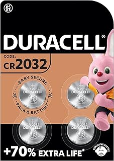 Duracell 4X Cr 2032 Lithium (1 Blister Pack of 4 Batteries) 4 Batteries