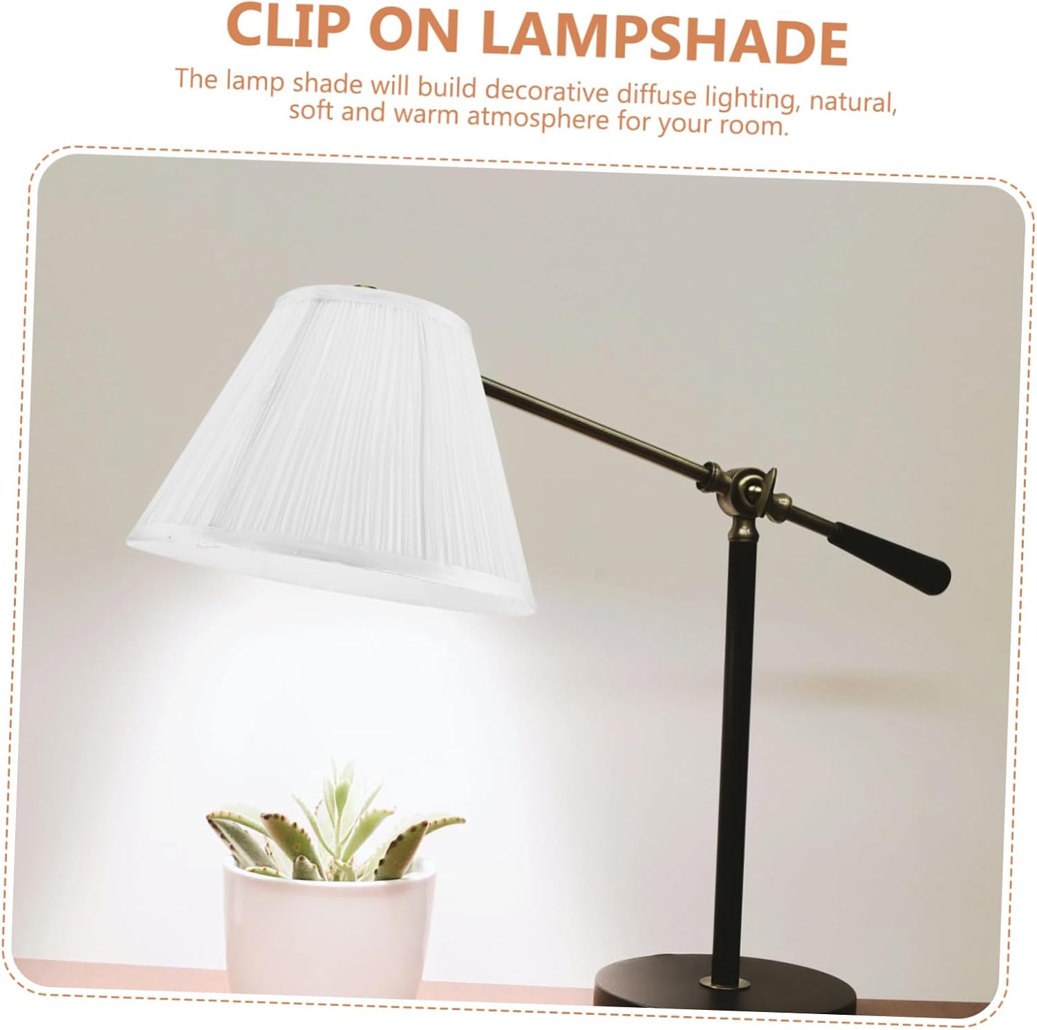 Uonlytech Pleated Cloth Lampshade Chic Light Cover for Table Floor Wall Lamps Stylish Design Eye-friendly Easy to Use Versatile Home Decor