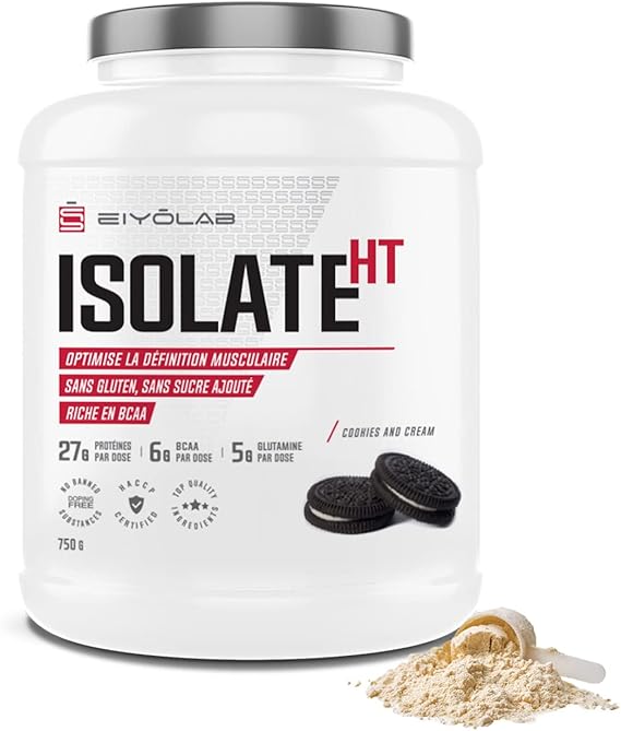 ISOLATE HT Isolat de Proteine Whey en Poudre 90 de Protéines