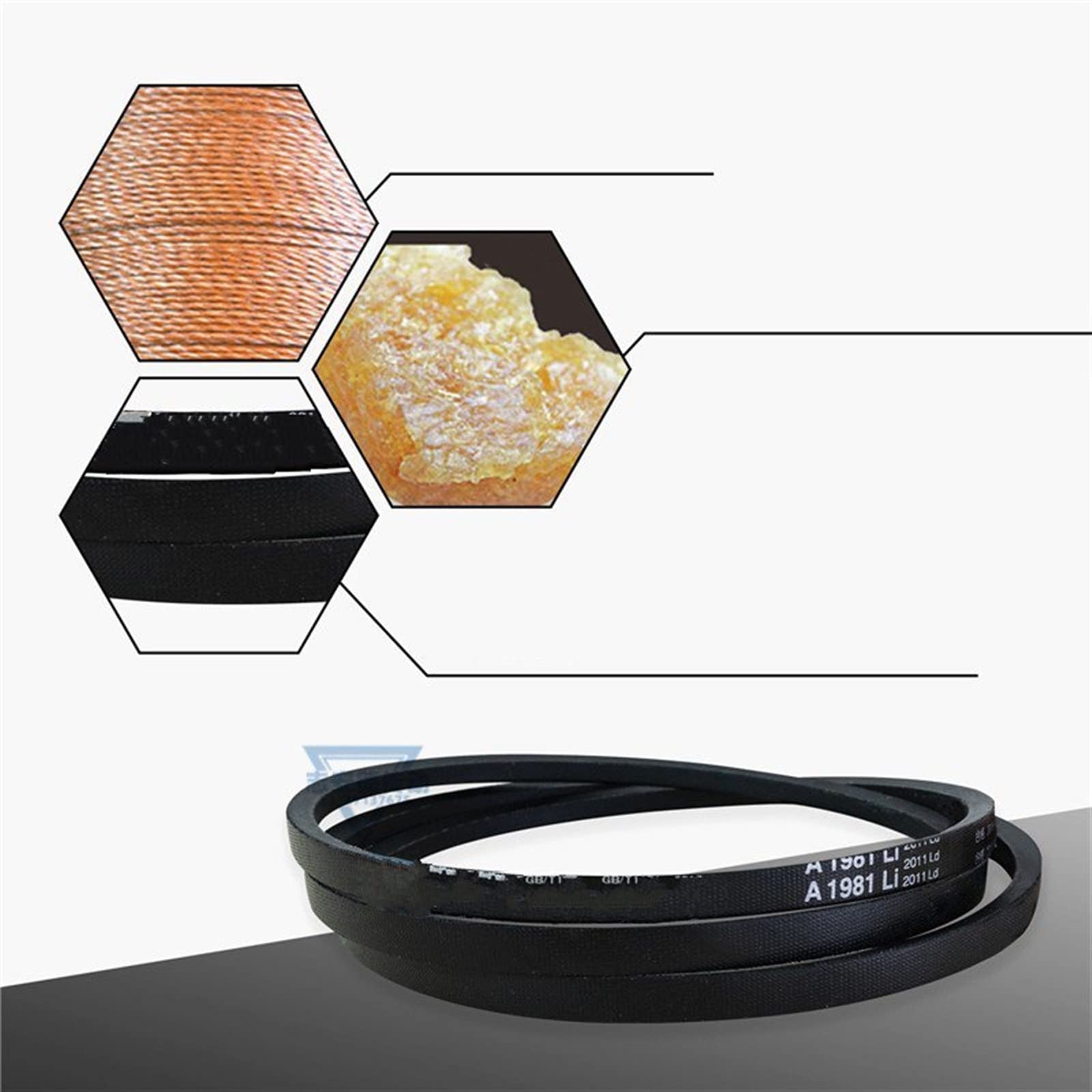 ZCera Courroies Transmission Pour A635Li A640 A650 A660 A680 A686 A700 Ceinture Type A Caoutchouc Courroie D'entraînement (Couleur