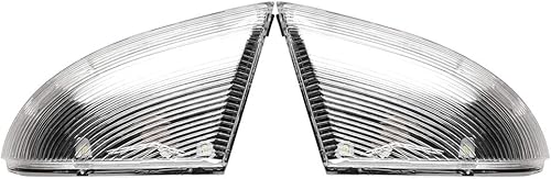 Miniatura 2 de Un par de luces LED de señal de giro para espejo retrovisor, conjunto de luces laterales compatible con Dodge Ram 1500 2500 2010-2018, Ram 1500
