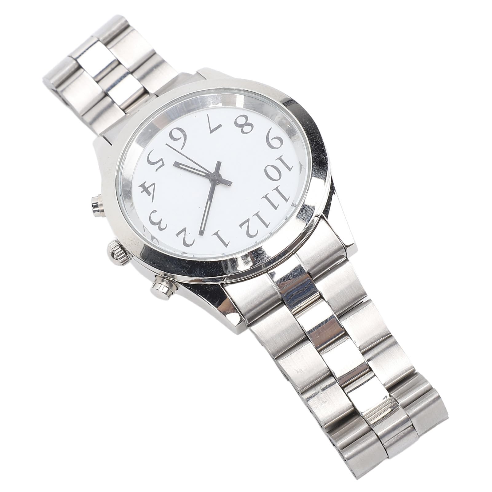 Orologio Analogico Parlante Ad Alto Volume con Funzione di Promemoria per Non Vedenti, Orologio con Voce Chiara e Grande per Anziani con Problemi di Vista