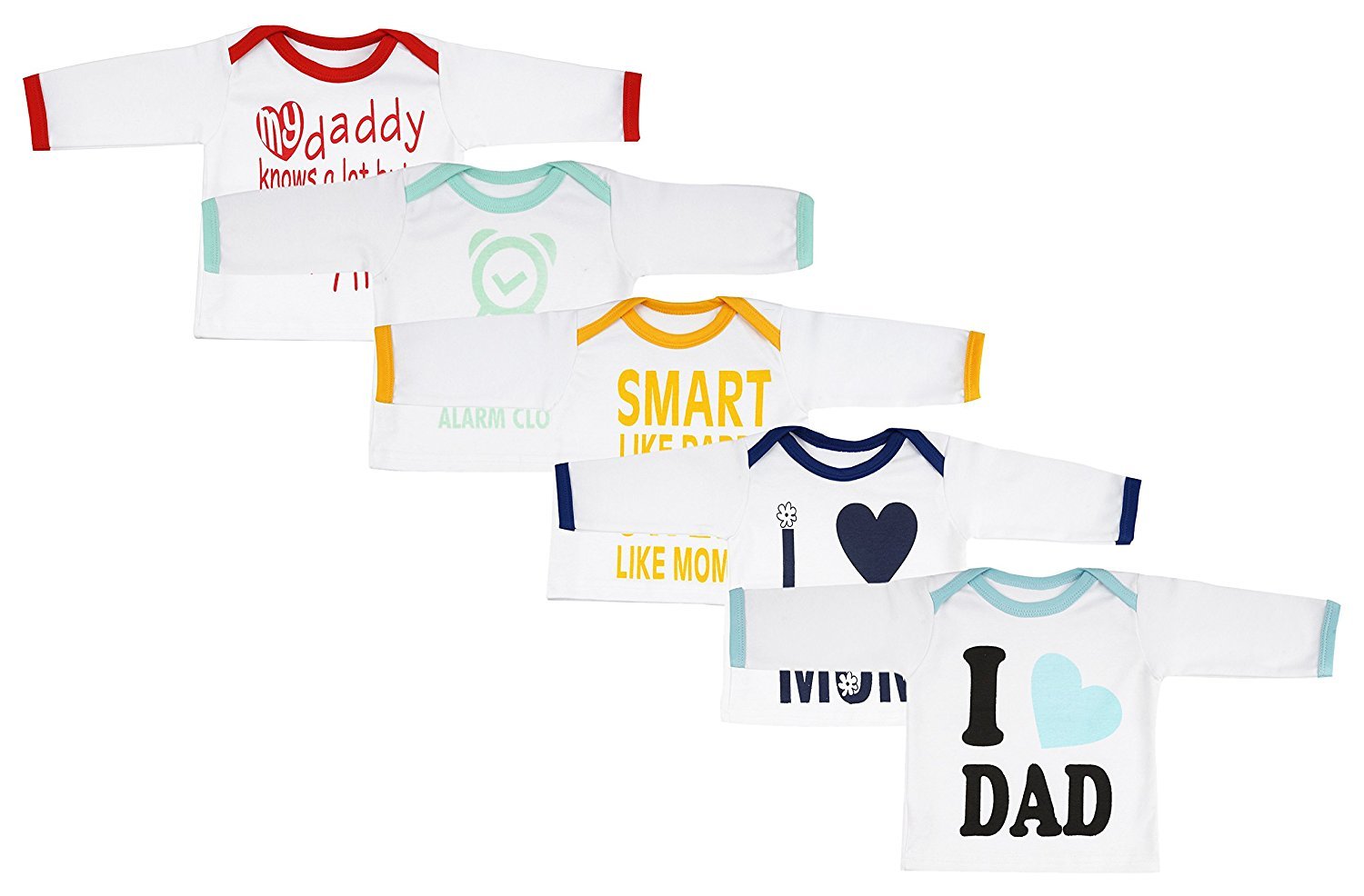 First Kids Step FARETO Baby Combo Of 3 Essential Clothing Set(Unisex) (0-3 Months) 1