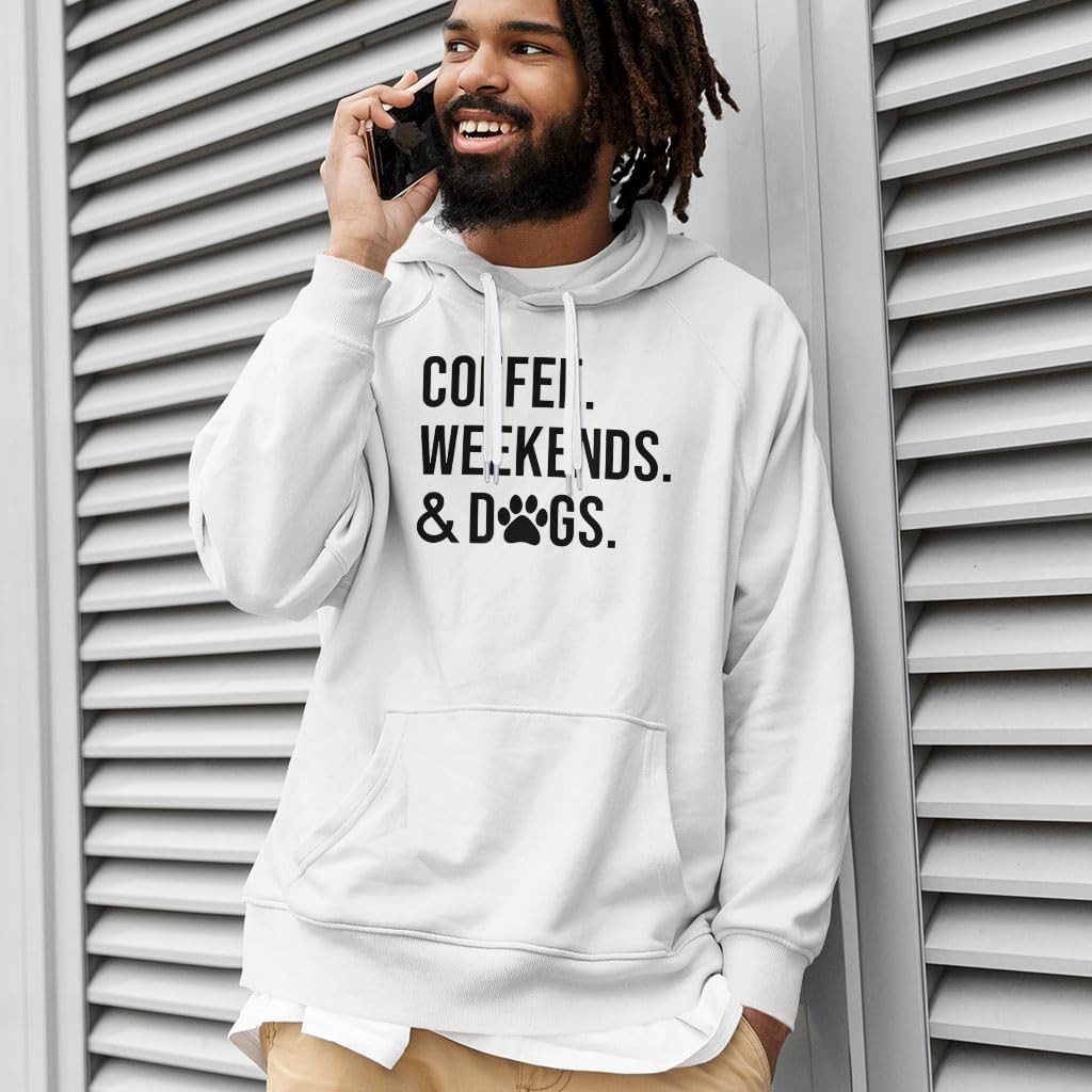 Coffee Weekends Lightweight Hoodie - Coffee Lover Clothing