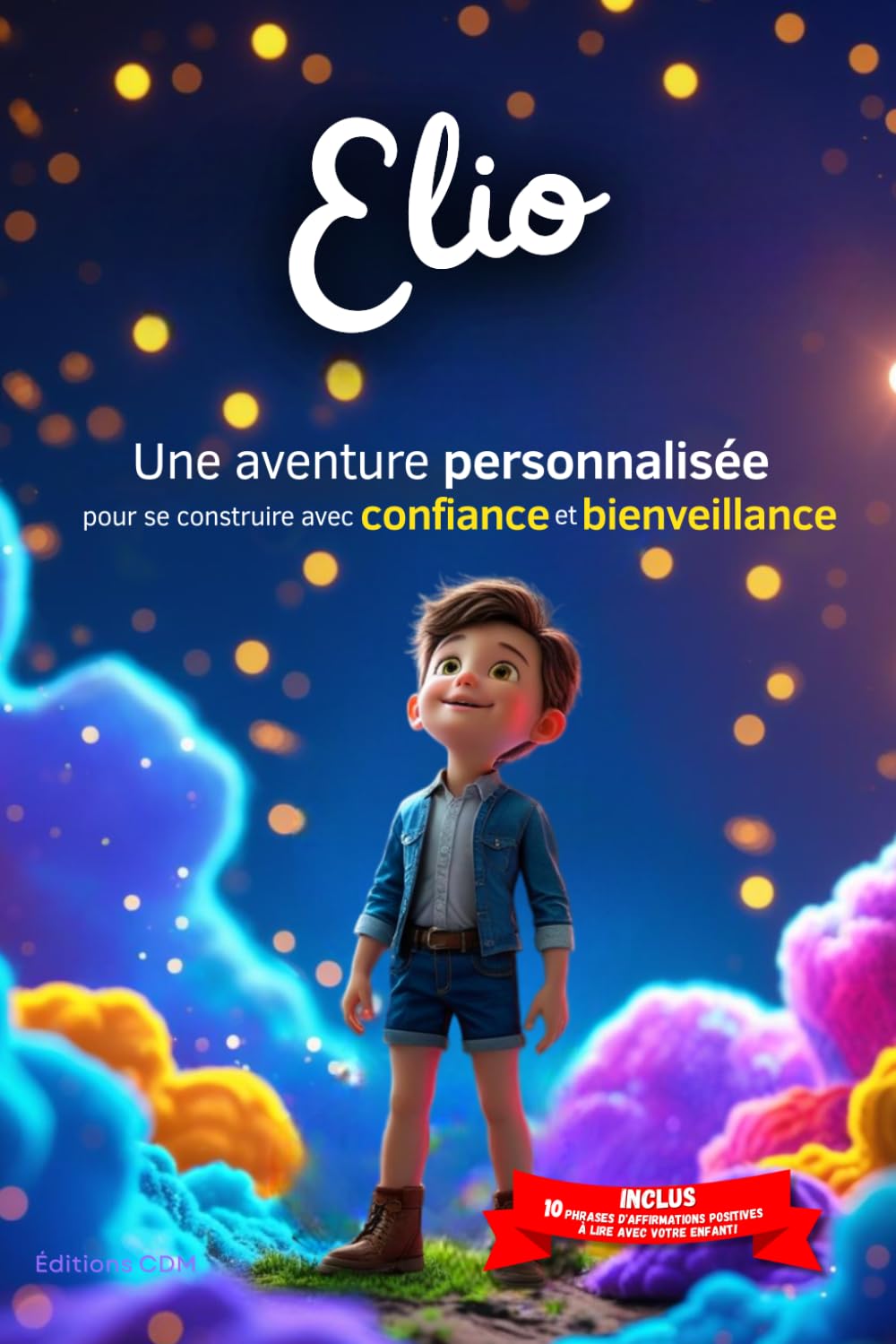 Elio découvre le monde: Livre personnalisé prénom, belles leçons de vie, mini-histoires magiques, aventures, confiance en soi, affirmations positives, ... en famille, endormissement paisible : Elio