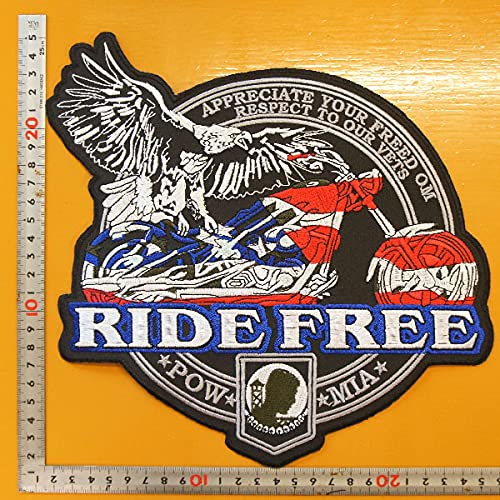 RIDE ワッペン大　レッド RIDE ワッペン大レッド